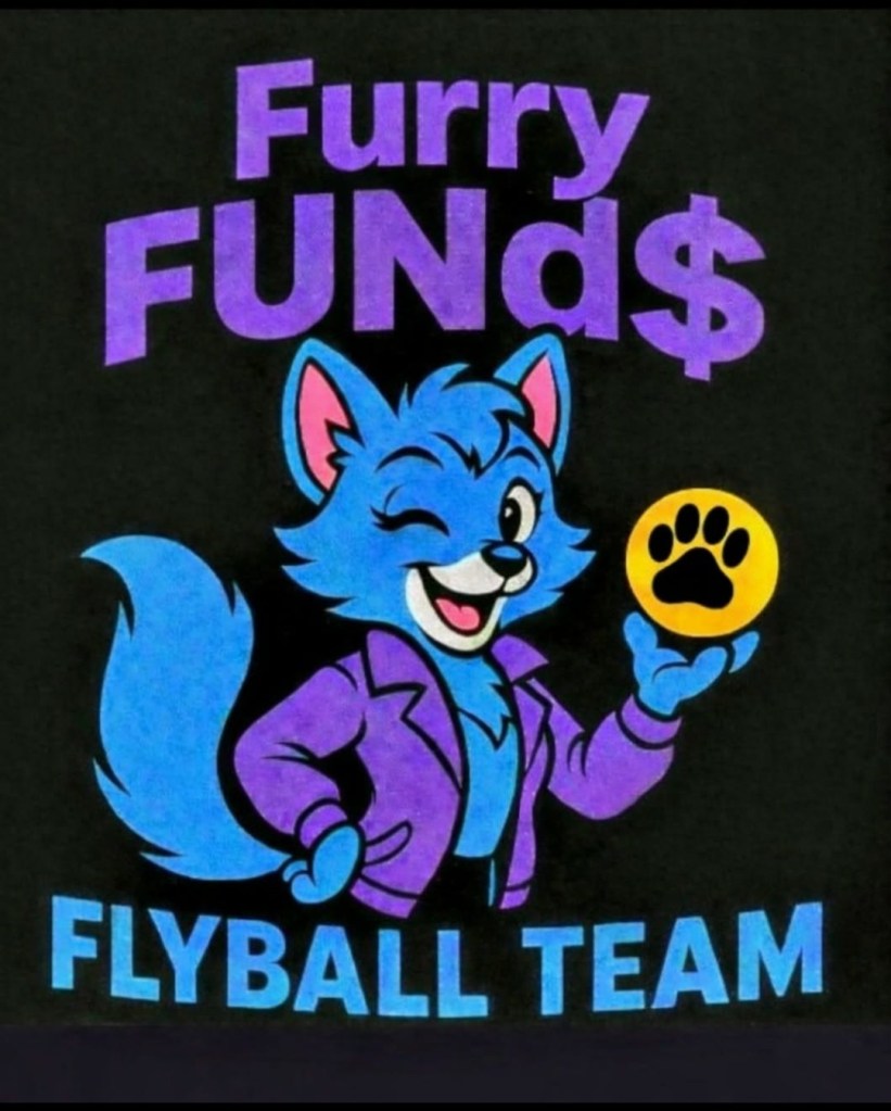 Furry Fund$ Flyball Team Logo